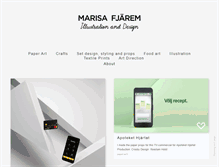 Tablet Screenshot of marisafjarem.com